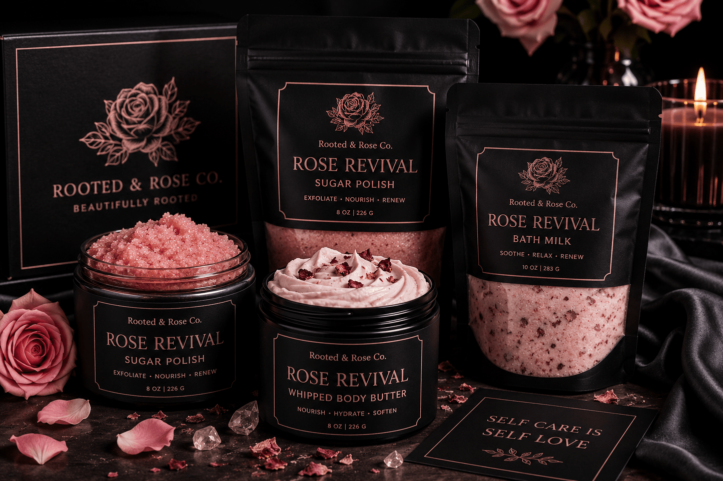 Rose Revival — Gift Set - Rooted & Rose Co.
