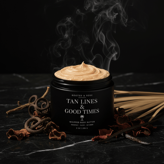 Tan Lines & Good Times — Whipped Body Cream - Rooted & Rose Co.