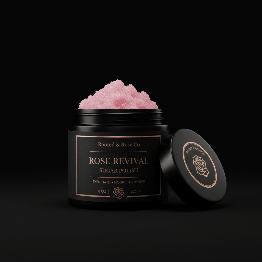 Rose Revival — Exfoliating Scrub - Rooted & Rose Co.